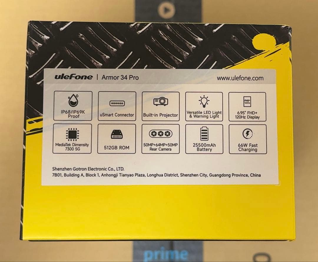ulefone armor 34 pro ナイトビジョン プロジェクター