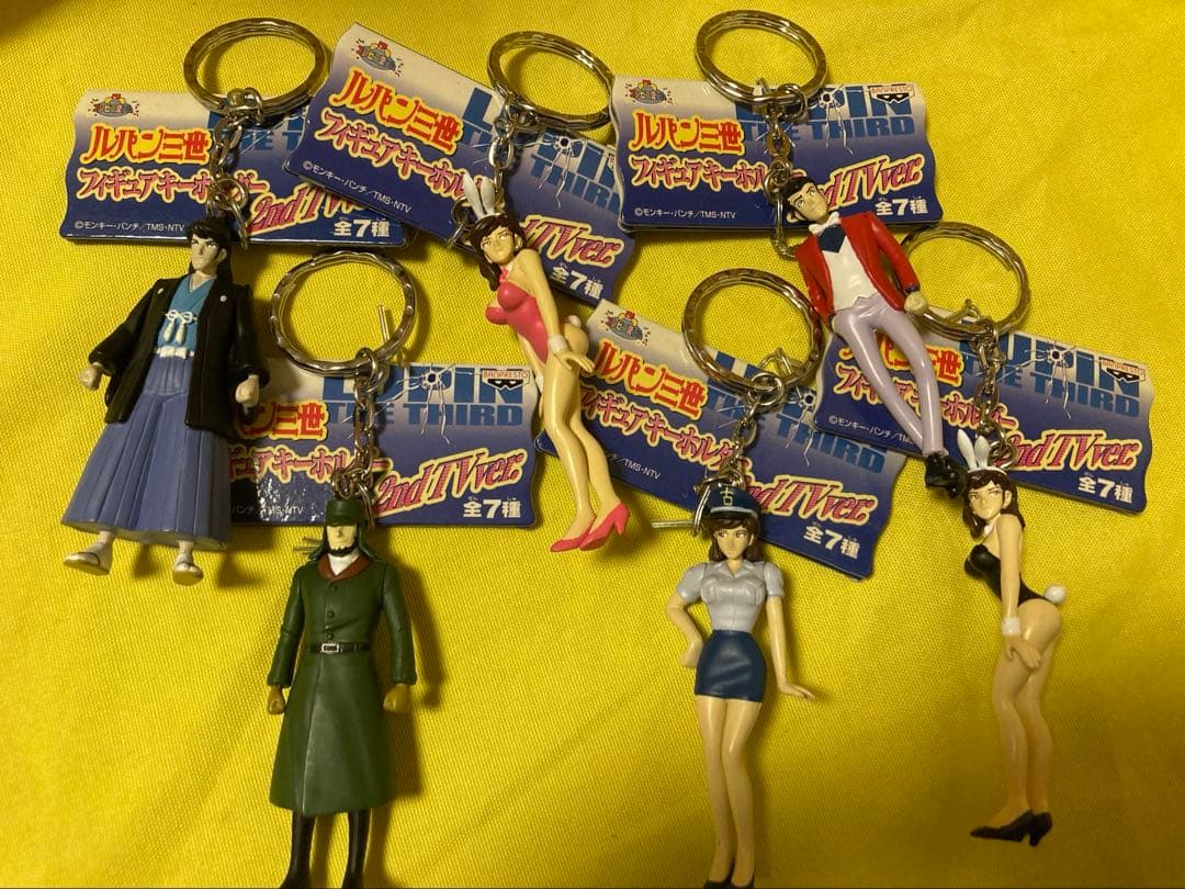 ✳️ルパン三世フィギュアキーホルダー 2ndTVver‼️✳️6体‼️アニメ
