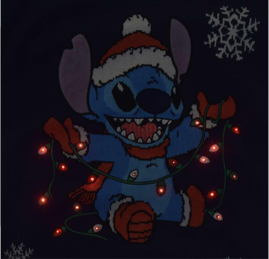 スティッチ長袖セーターライトアップ Disney Christmas 2024 - メルカリ