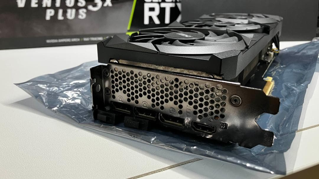 RTX3080 10GB MSI 3連ファン 非マイニング 箱付 コイル鳴きなし