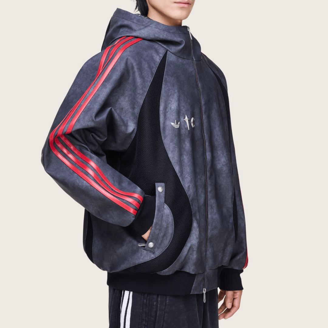 adidas x Thug Club PU Leather Jacket - メルカリ
