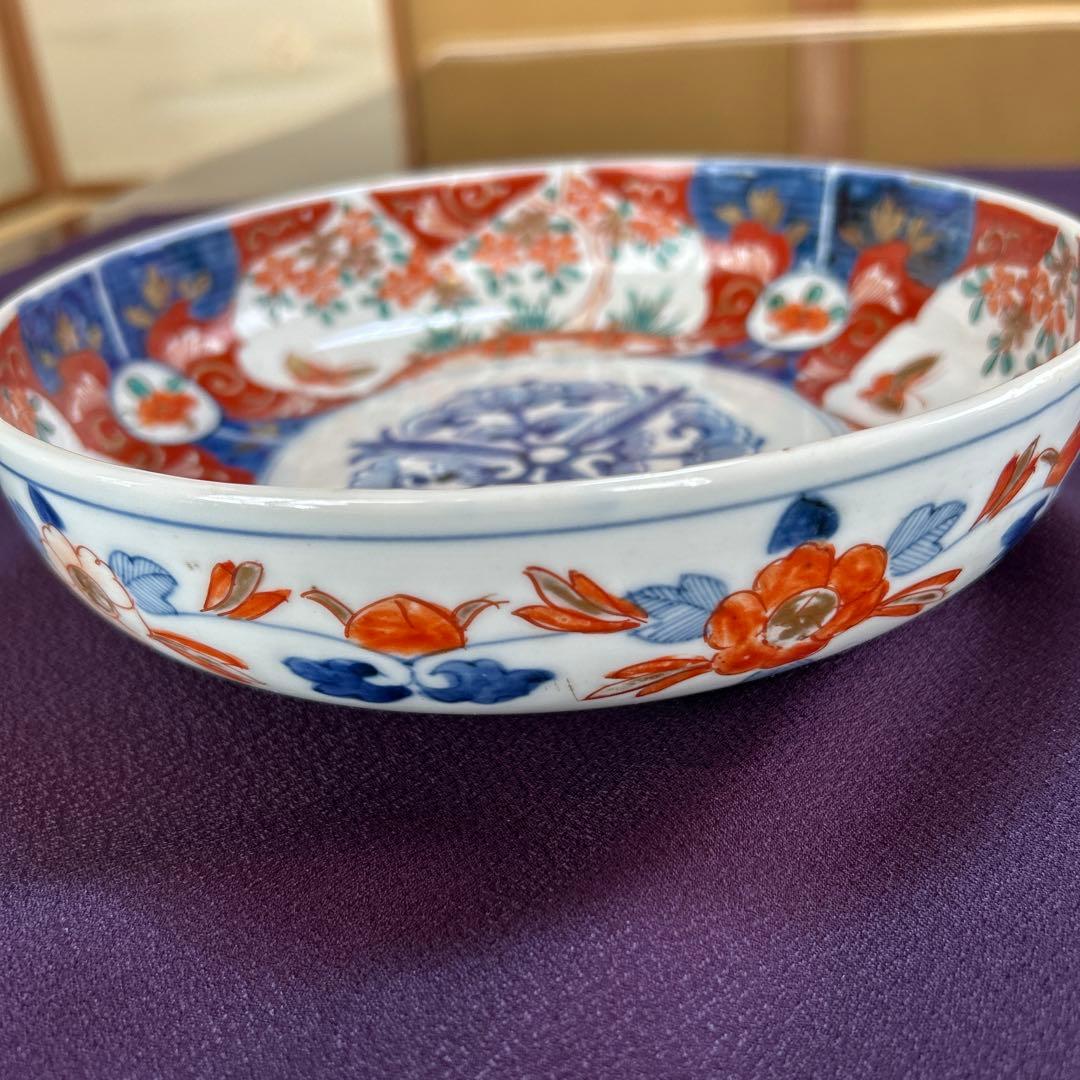 骨董 飾り鉢 皿 伝統的な赤青装飾 陶器の通販はau PAY マーケット