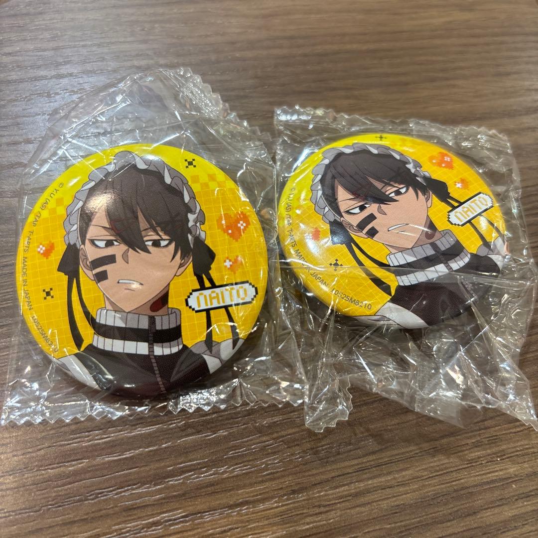 ガチャ 桃源暗鬼 ジャージメイド 缶バッジ 無陀野無人 - メルカリ