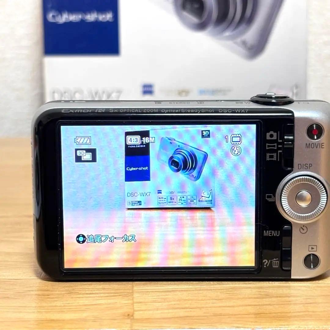【完動品】SONY Cyber-shot DSC-WX7 コンデジ 動作確認済