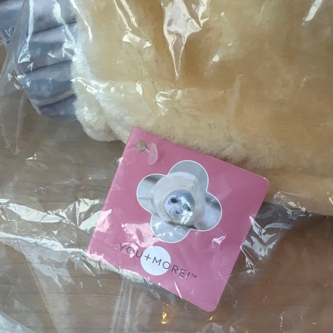 廃盤品】YOU+MORE! 換毛期 アザラシ ぬいぐるみ フェリシモ 東武動物