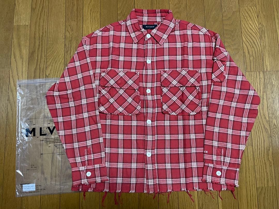 MLVINCE MILITARY CHECK SHIRTS RED YZERR着 MLVINCE / メルヴィンス 正規通販 | UNCHAIN