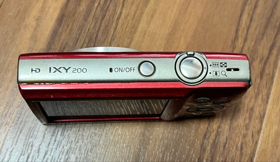 Canon IXY コンパクトデジタルカメラ レッド 動作未確認