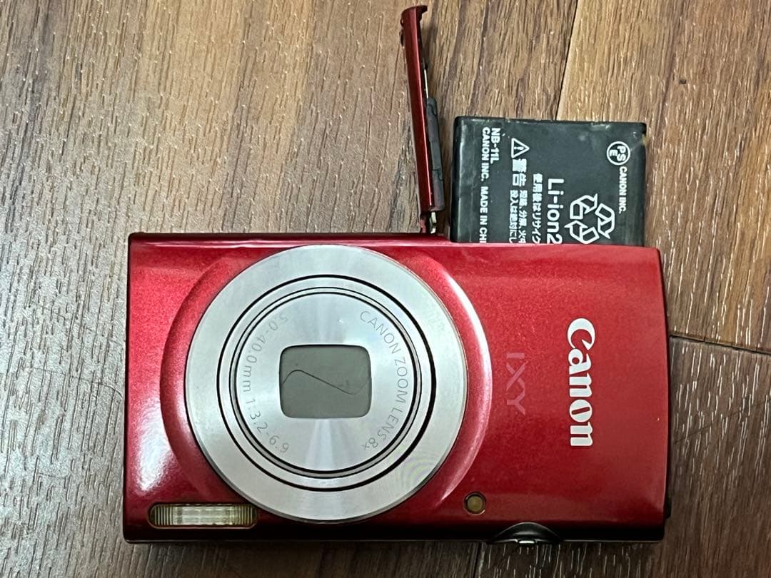 Canon IXY コンパクトデジタルカメラ レッド 動作未確認