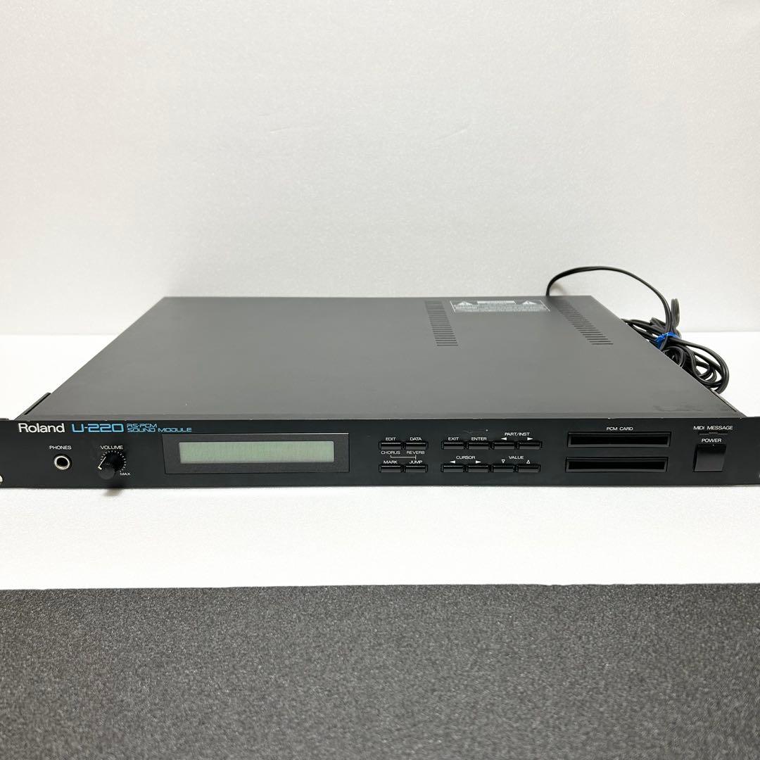 Roland U-220 サウンドモジュール ROLAND U-220 RS-PCM Sound Module Rack Synthesizer | eBay