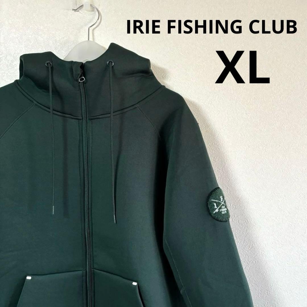 IRIE FISHING CLUB ジップパーカー　グリーン　XL Irie Fishing Club ジップアップパーカー オリーブ M - メルカリ