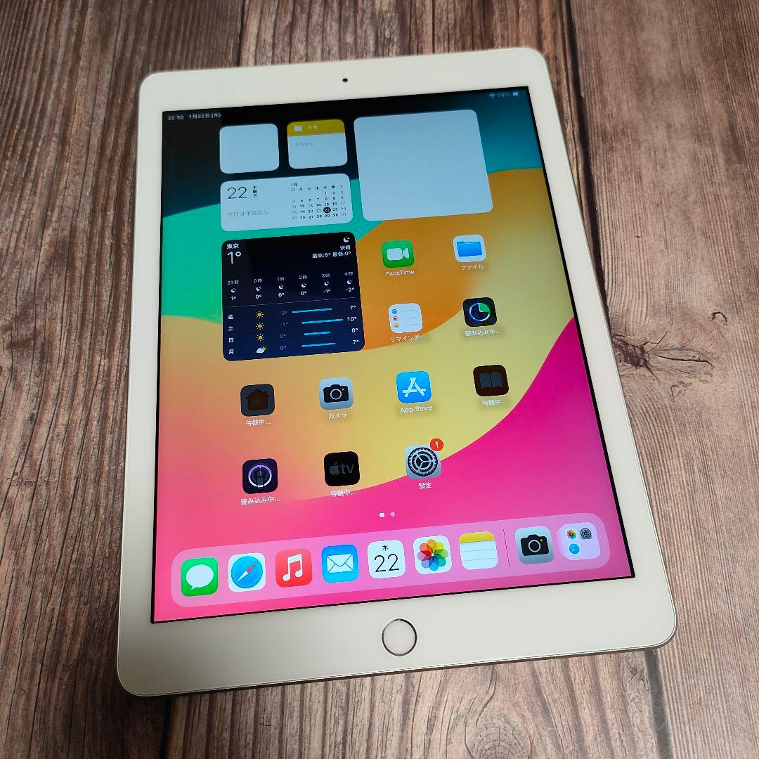 iPad 第6世代 32GB SIMフリー 美品 バッテリー100% ムスビー｜新品同様品 電池100% SIMフリーapple iPad (第6世代) 32GB