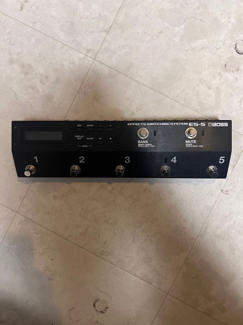 BOSS ES-5 プログラマブル スイッチャー 純正アダプター エフェクター 美品】BOSS ES-5 Effects Switching System スイッチャー アダプター