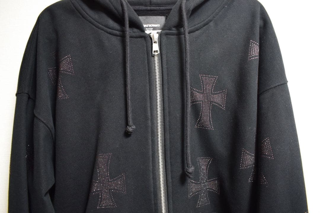 unknown パーカー クロス十字架 パープル S - メルカリ