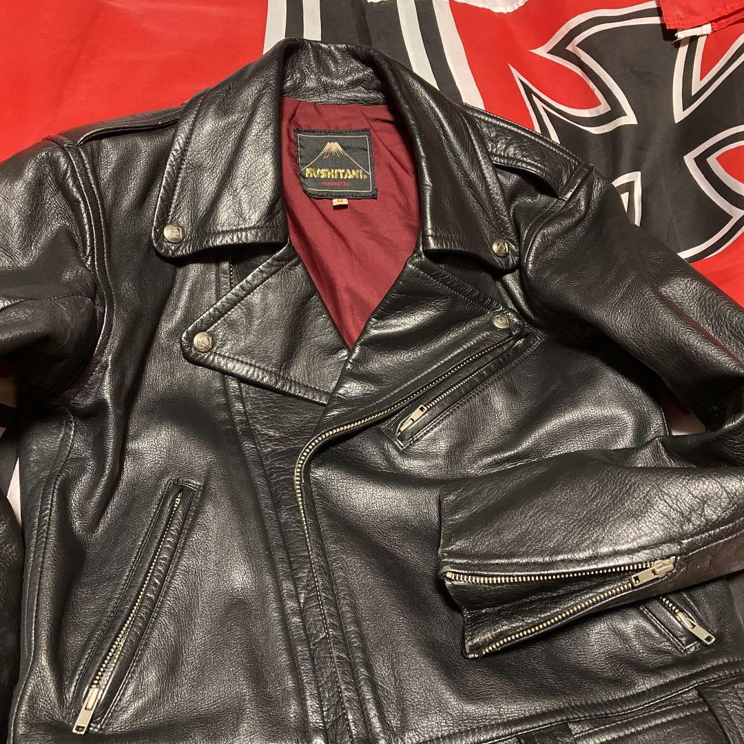 KUSHITANI70's 超〜極上‼️本革Wライダーs JKT ¥29888→現 - メルカリ