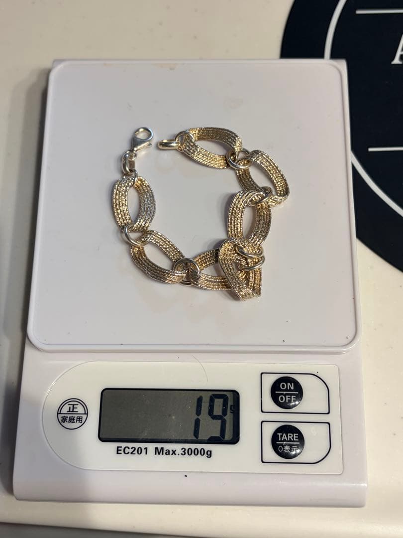 vintage イタリア製ハンドメイド シルバーブレスレット silver925