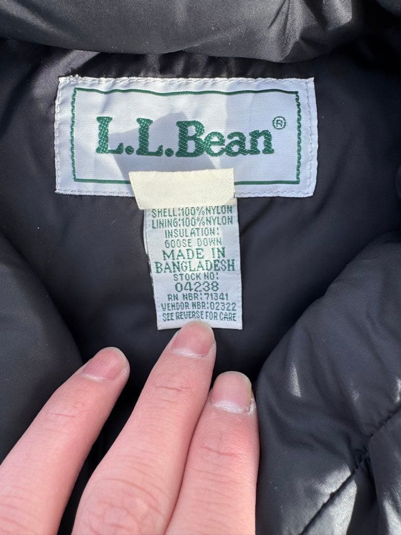 L.L.Bean ダウンベスト　ブラック