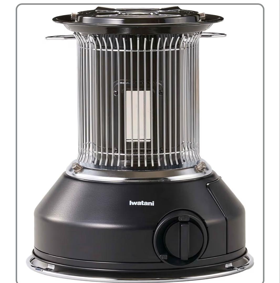 水*度様 iwatani ガスストーブ CB-STV-MRD ブラック カセットガスストーブ “マル暖” | 岩谷産業