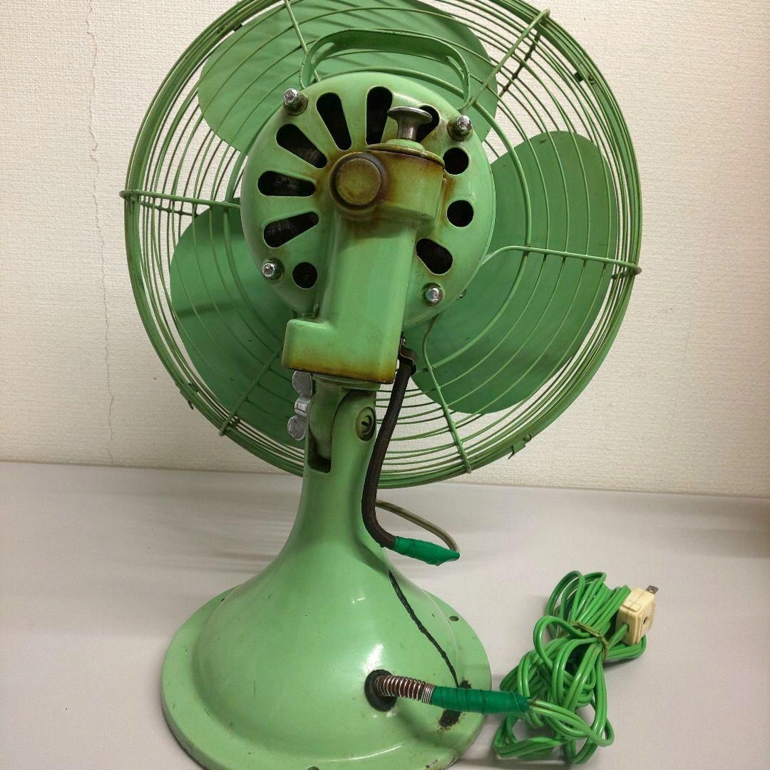 昭和レトロ ナショナル 扇風機 Nafb型 グリーン