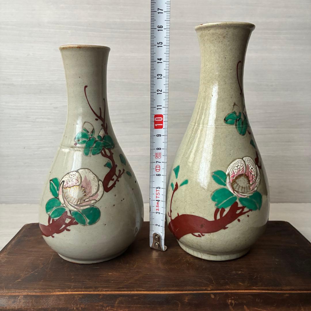 徳利 酒器 椿 置上げ 一輪挿し 花瓶 花器 古道具 インテリア 置物 壺