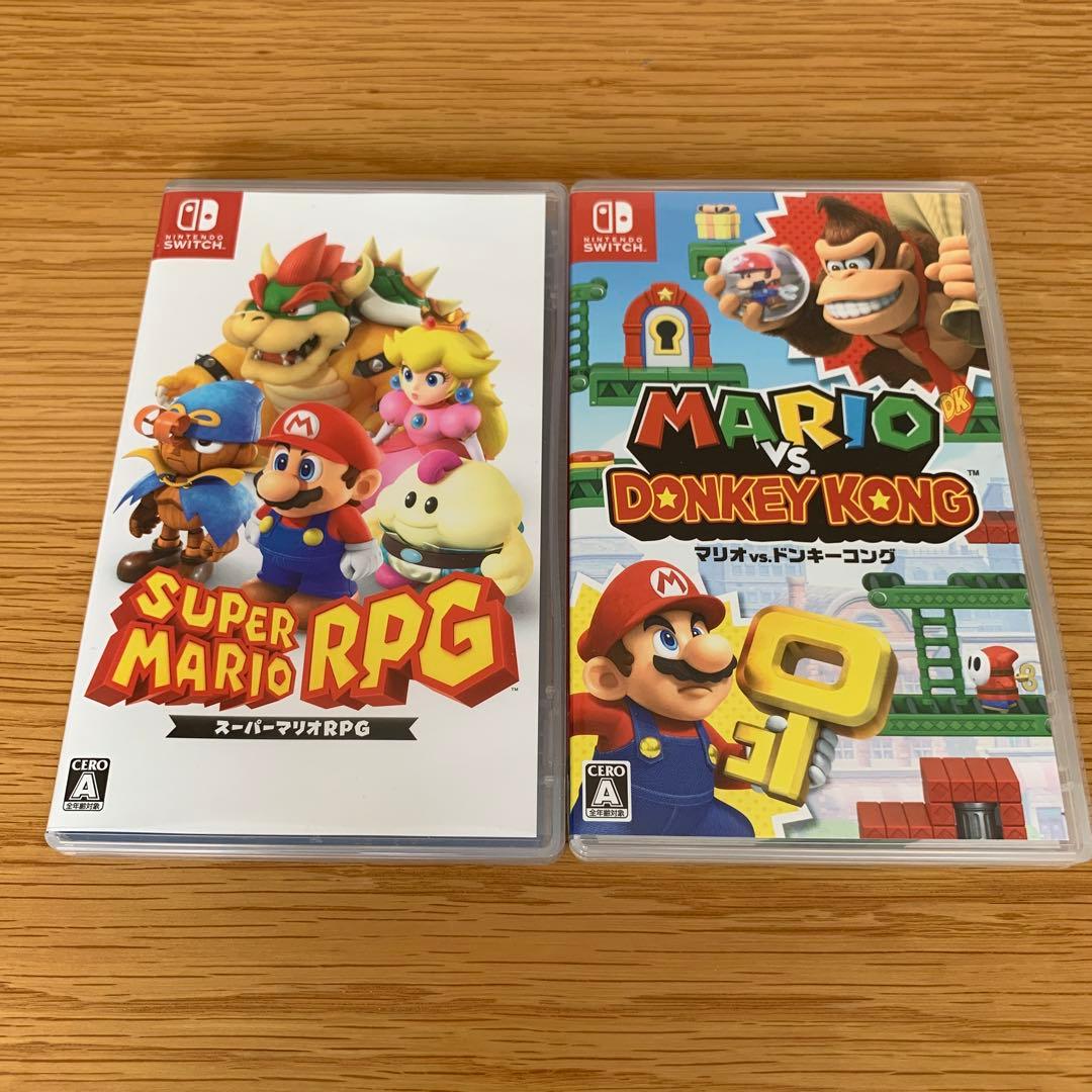 美品】Switch マリオvsドンキーコング スーパーマリオRPG セット