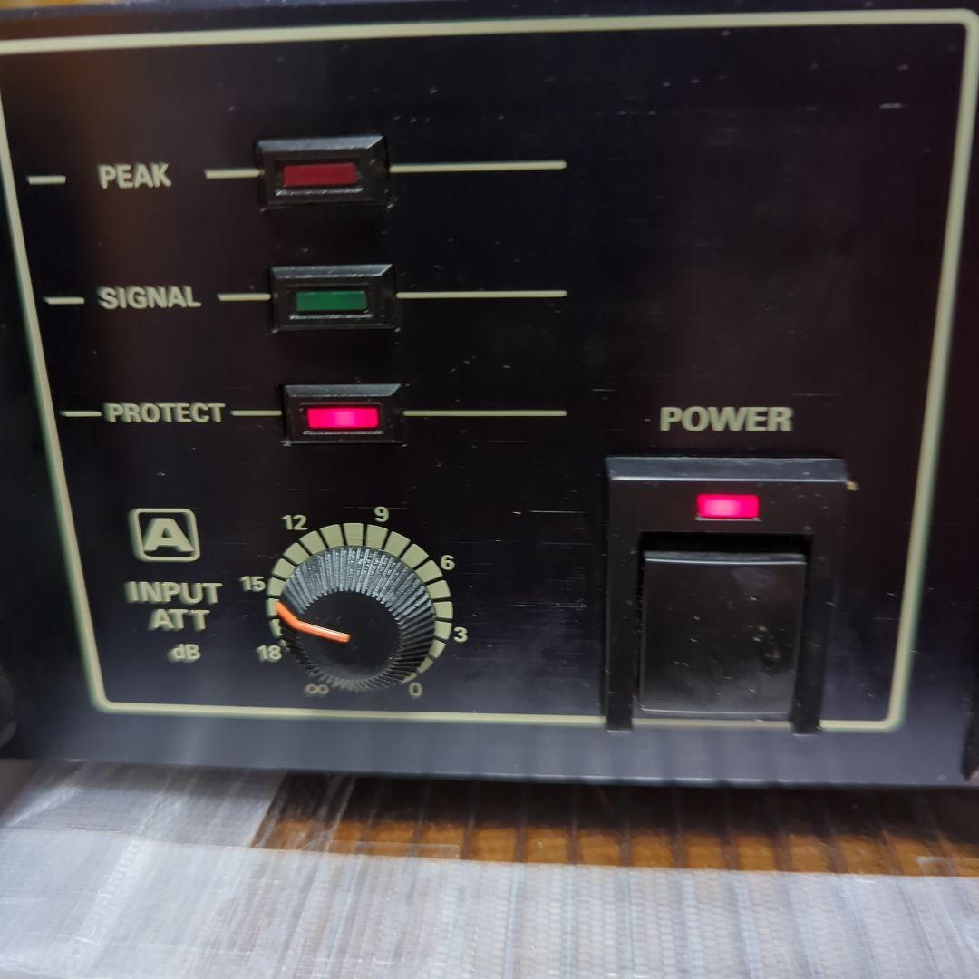 （希少 昭和レトロ商品）ナショナル 2チャンネルパワーアンプ WP-9110