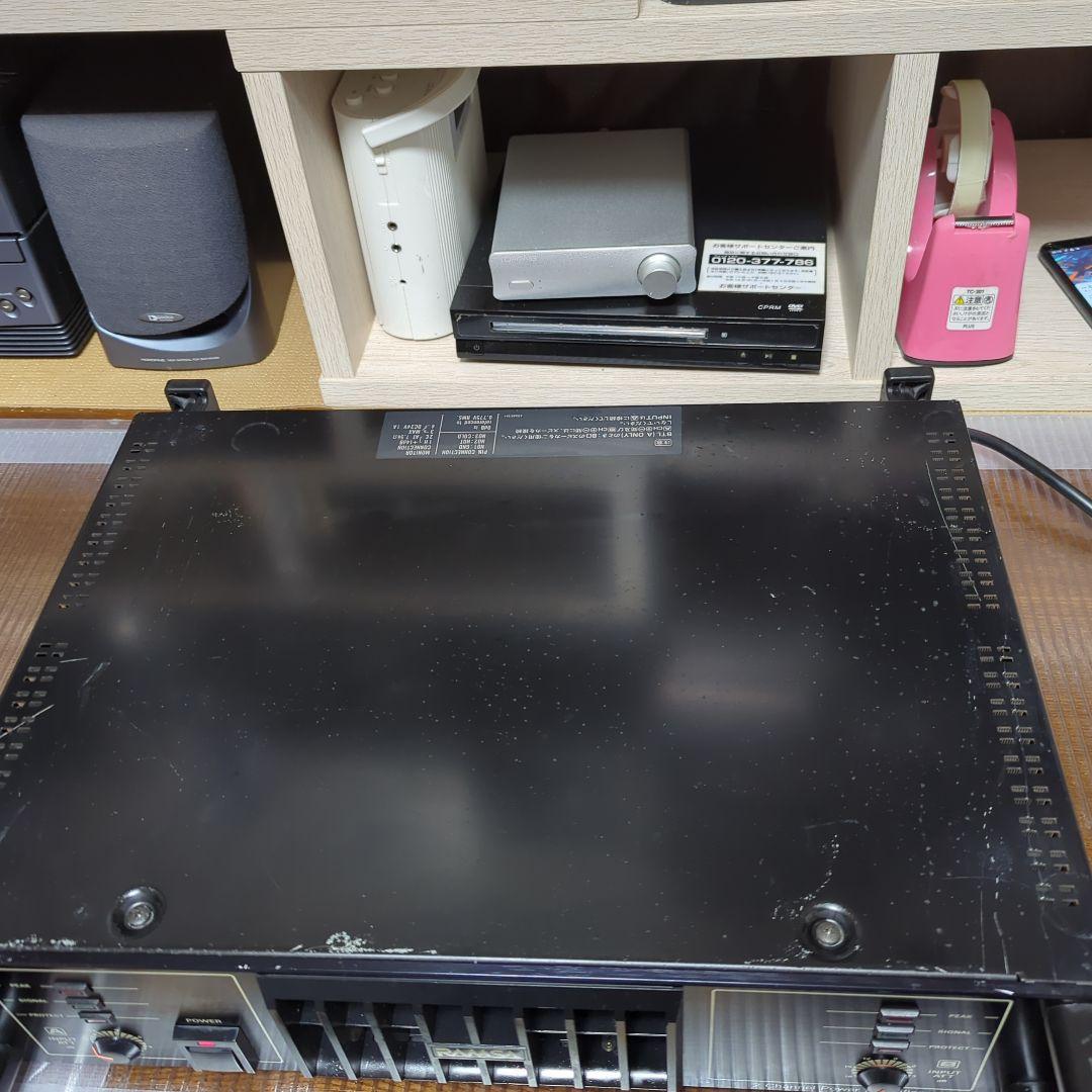 （希少 昭和レトロ商品）ナショナル 2チャンネルパワーアンプ WP-9110