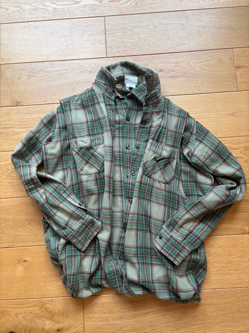 mihara yasuhiro ミハラヤスヒロ ネルシャツ サイズS