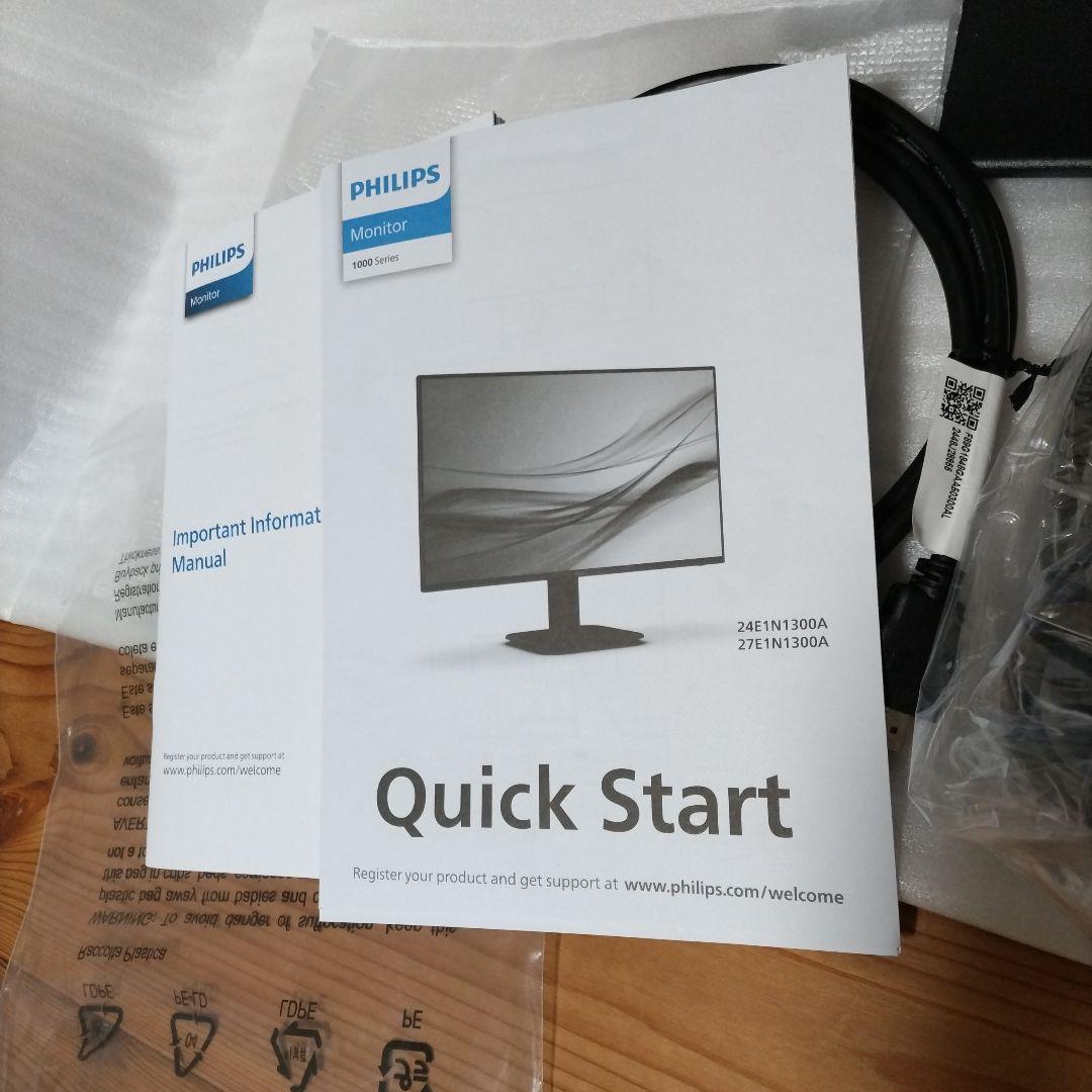 PHILIPS 24 FHD モニター 2025年製 24E1N1300A/11