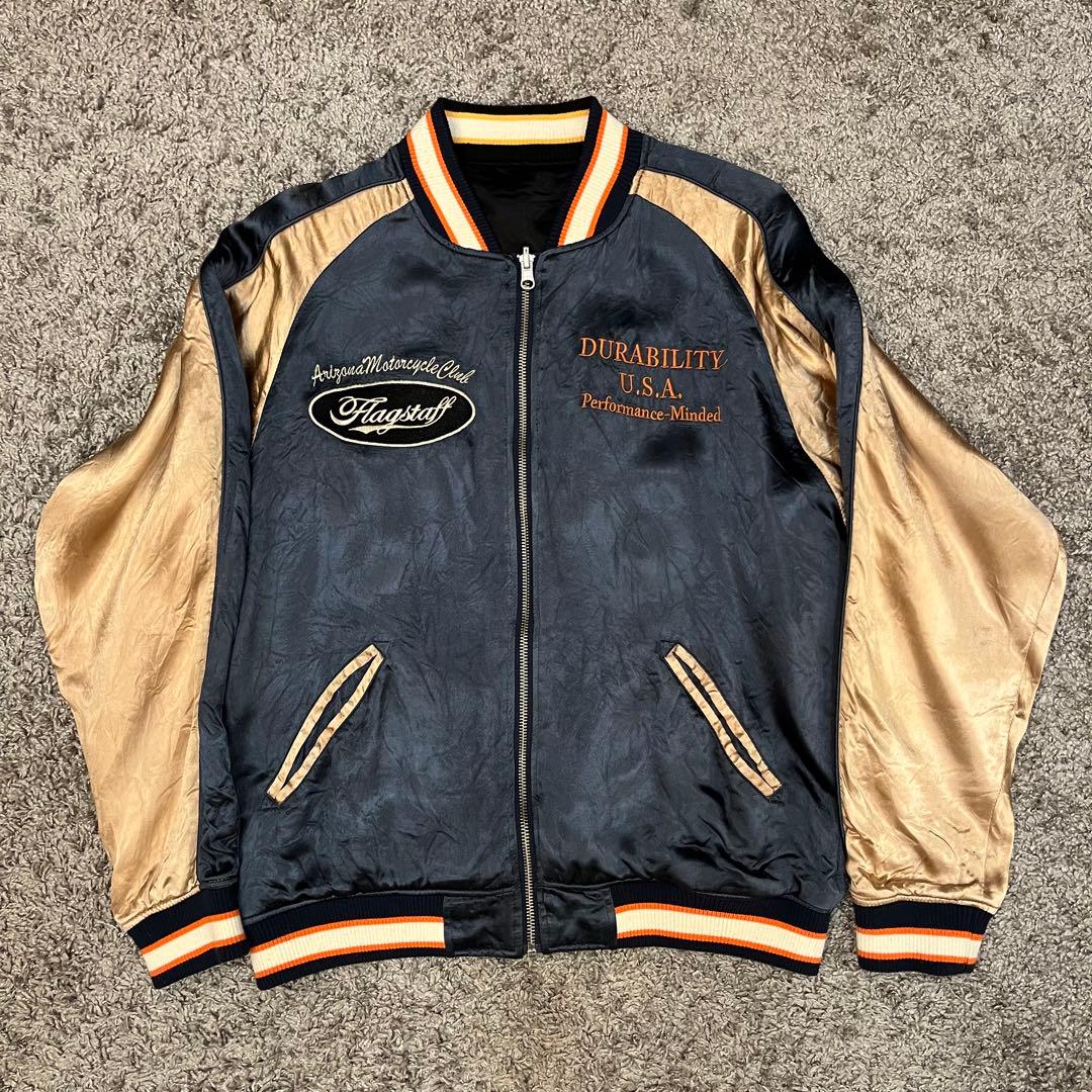 フラグスタフ スヌーピー スカジャン リバーシブル Mサイズ 美品