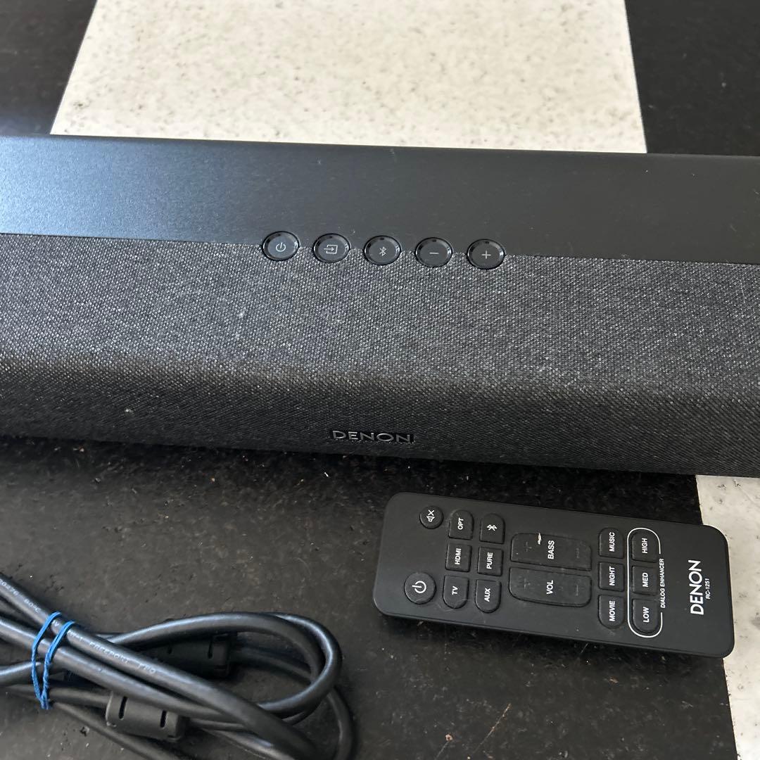 美品　DENON DHT-S217 サウンドバー　2023年製
