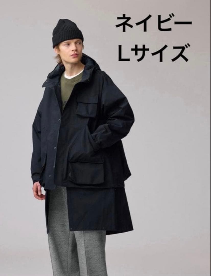 GU x ENGINEERED GARMENTS パデッドシェルパーカ ネイビー GU公式 | パデッドシェルパーカ ENGINEERED GARMENTS