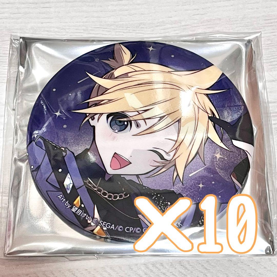 プロセカ あんスタ コラボ コネクトライブ メタリック缶バッジ A 鏡音