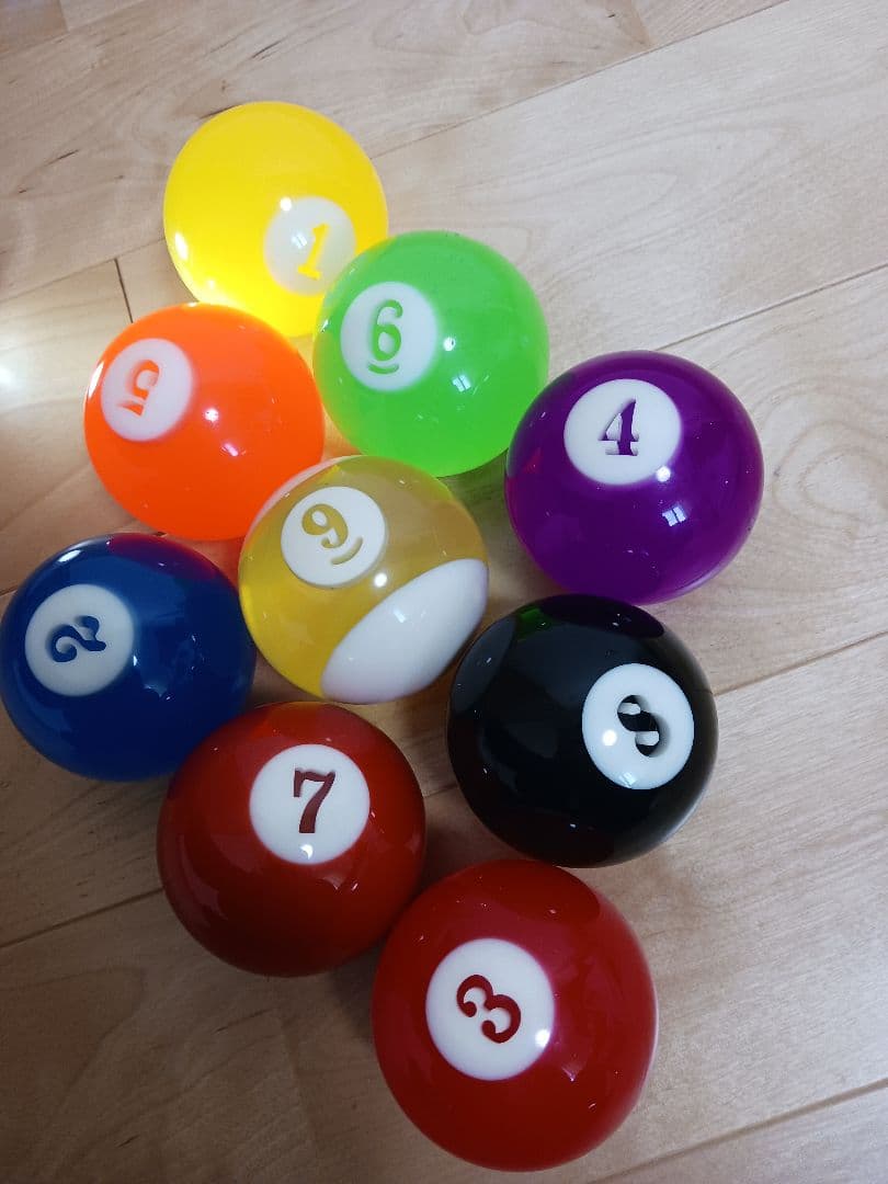 ビリヤード　クリアボール　5.7cm