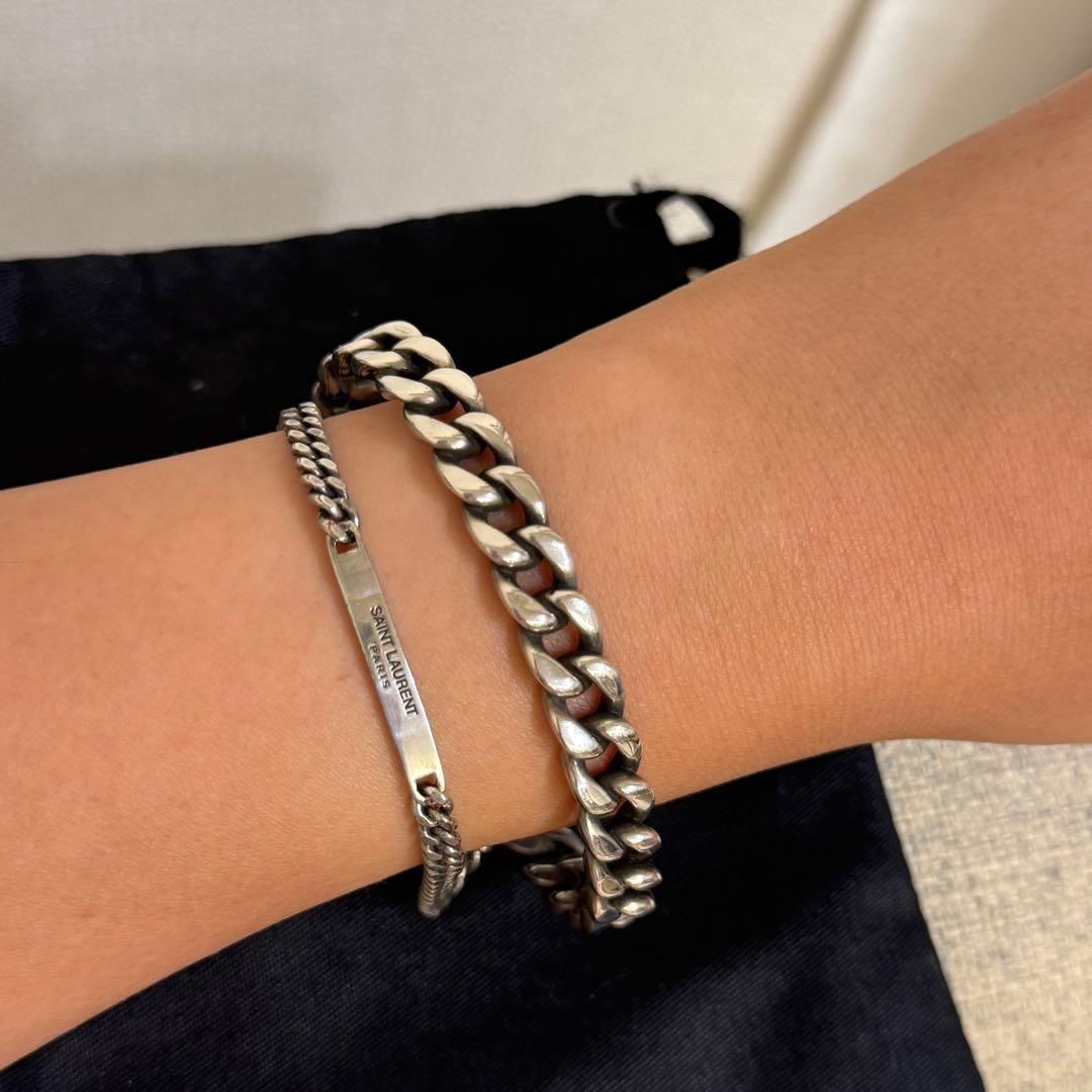 サンローラン SAINT LAURENT Gourmette Cuff - メルカリ