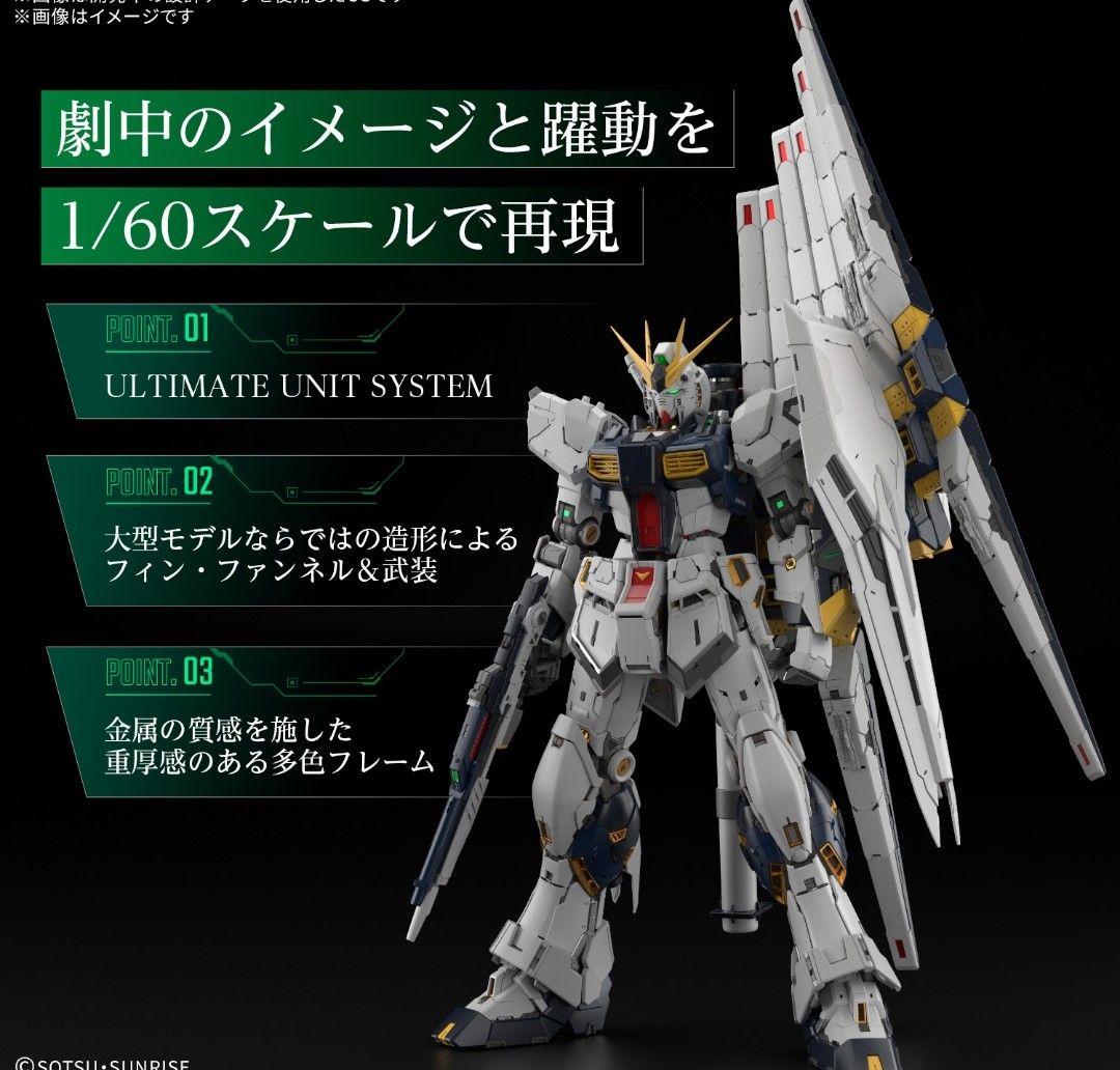 PG UNLEASHED 1/60 νガンダム LEDユニット無し - メルカリ