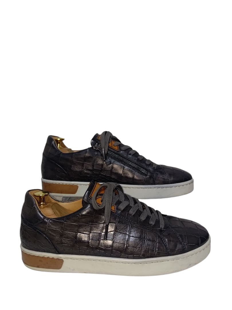 MAGNANNIマグナーニ レザースニーカー サイトジップ スペイン製 EU40