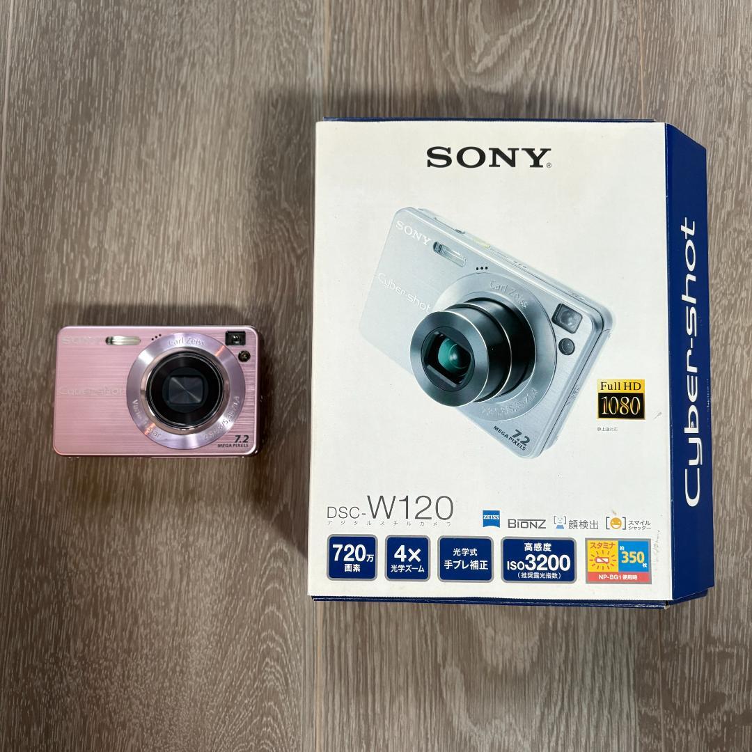 SONY Cyber-shot DSC-W120 ピンクローズ