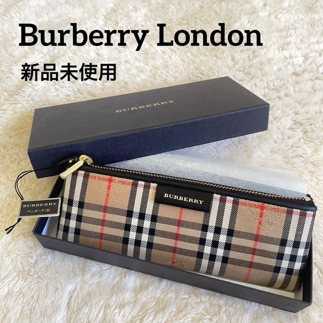 新品未使用 バーバリーロンドン ノバチェック ペンケース 筆箱 - メルカリ