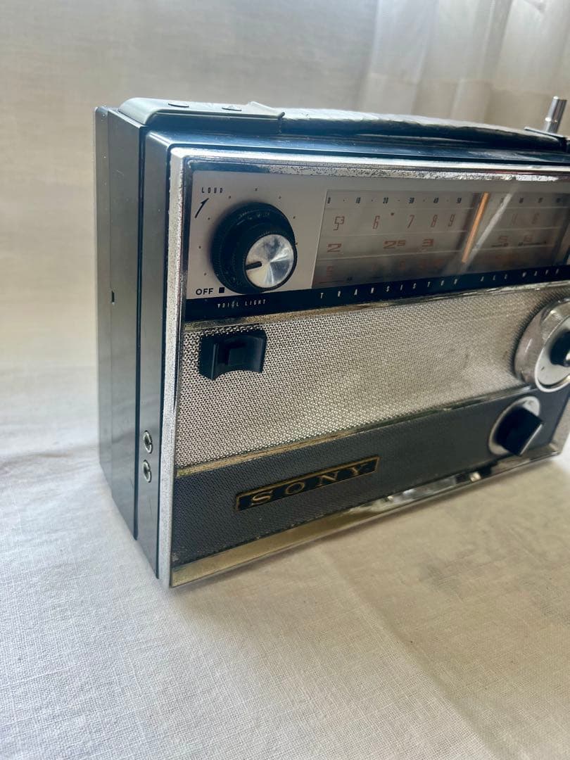 【動作品】希少 難ありSONY TR-812 MW/SWラジオ 昭和レトロ