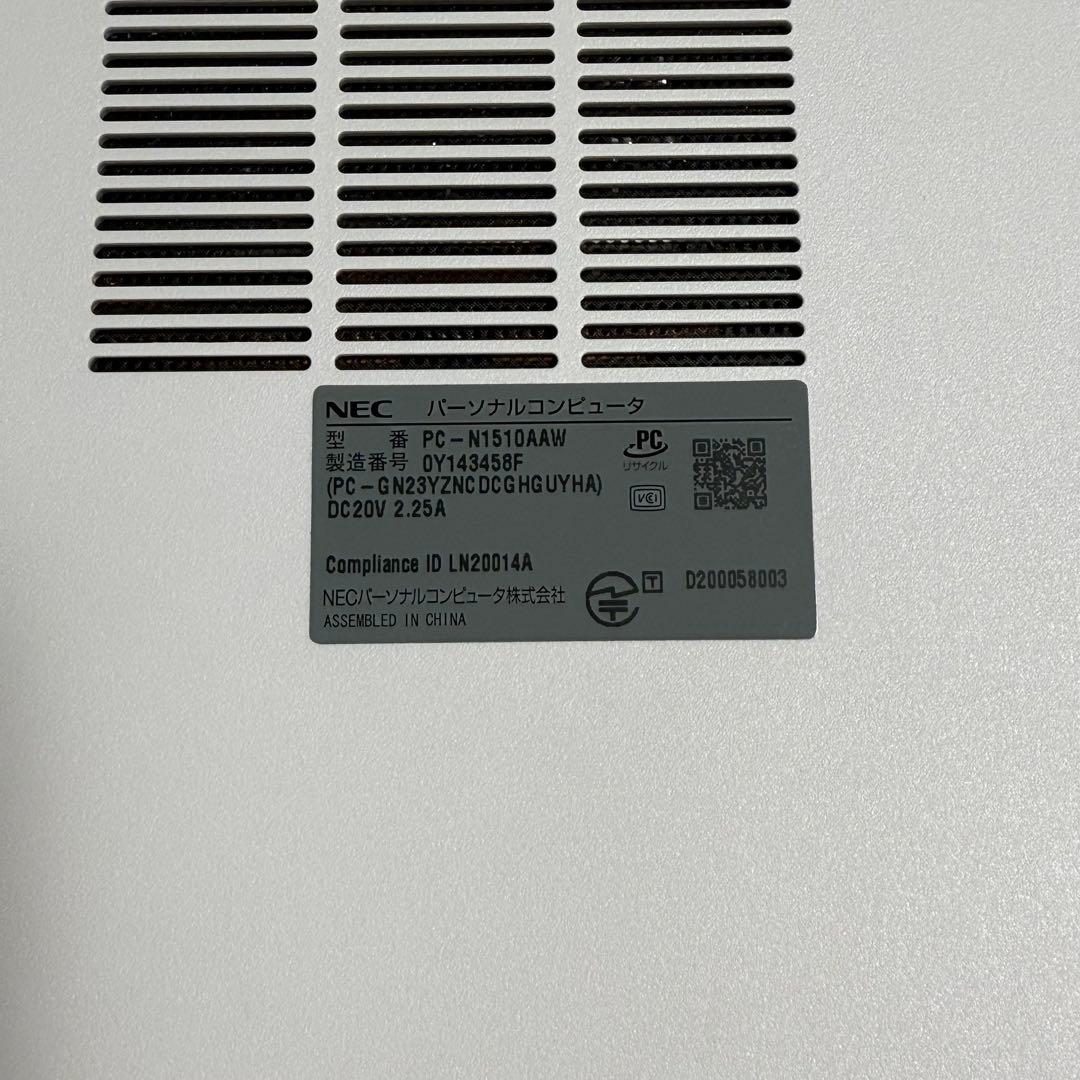 NEC LAVIE ノートPC N1510AAW