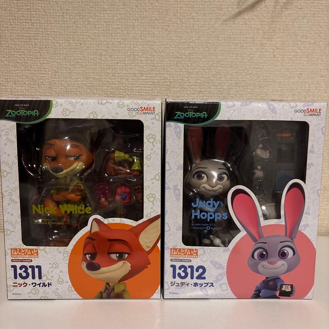 ねんどろいど ズートピア ニック&ジュディセット - メルカリ