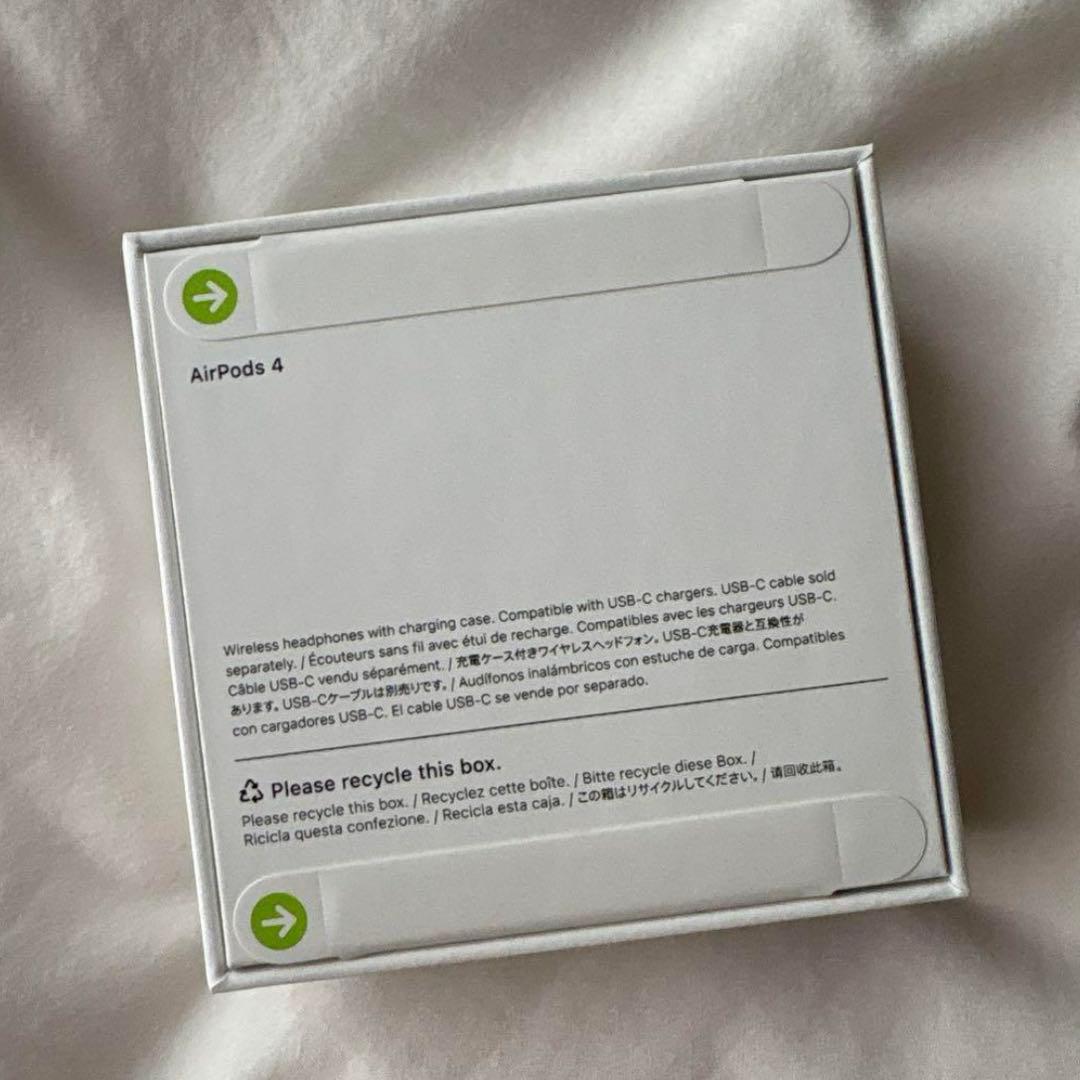 air pods4 純正 充電ケース付きワイヤレスヘッドホン