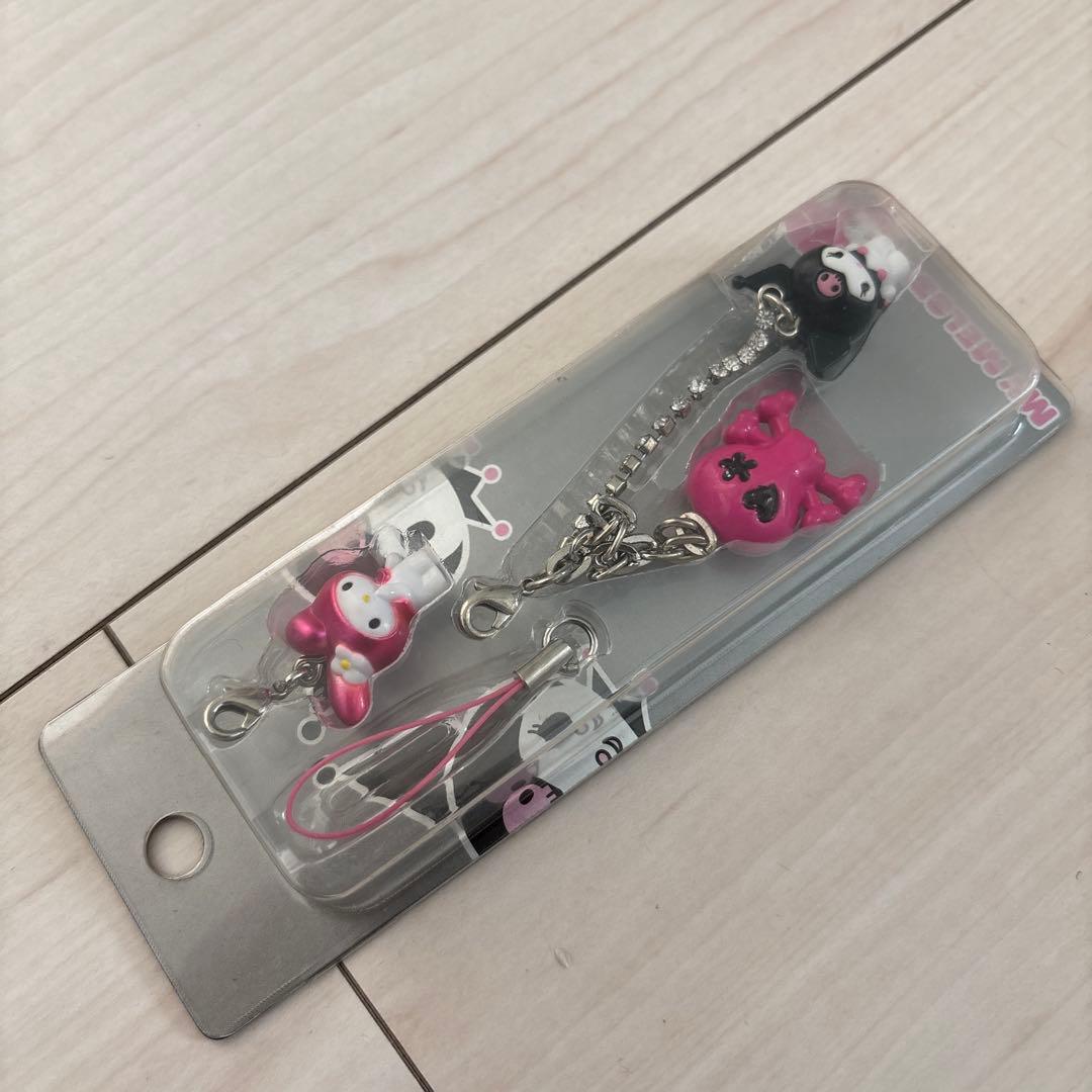 マイメロディ クロミ ストラップ どくろ ドクロ ガイコツ - メルカリ