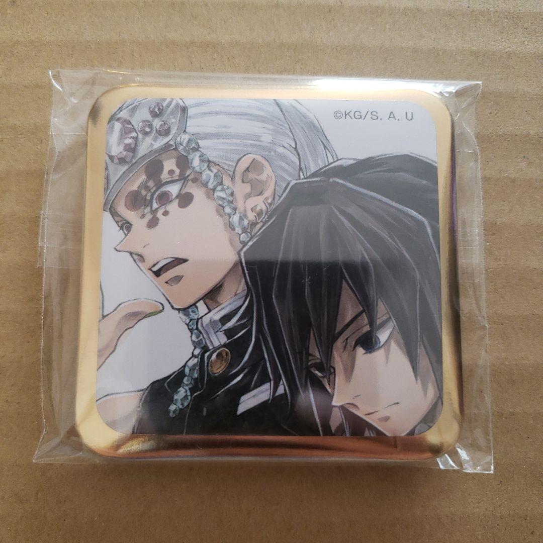 鬼滅の刃 ダイニング お楽しみくじ スクエア缶バッジ 冨岡義勇&宇髄天元 1点 鬼滅の刃 ダイニング お楽しみくじ スクエア缶バッジ 冨岡義勇&宇髄