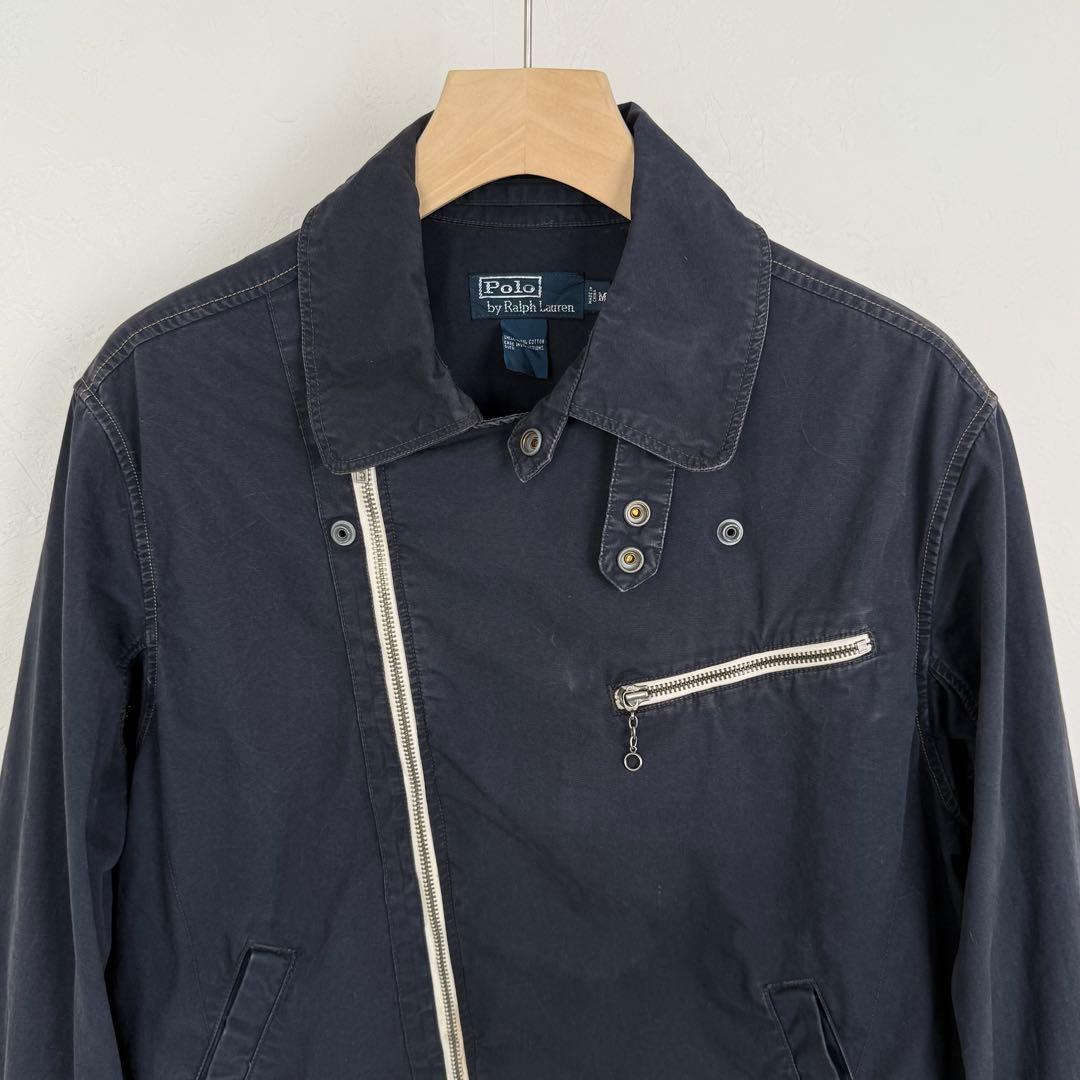 ポロ ラルフローレン 90s ビンテージ コットン ダブル ライダース