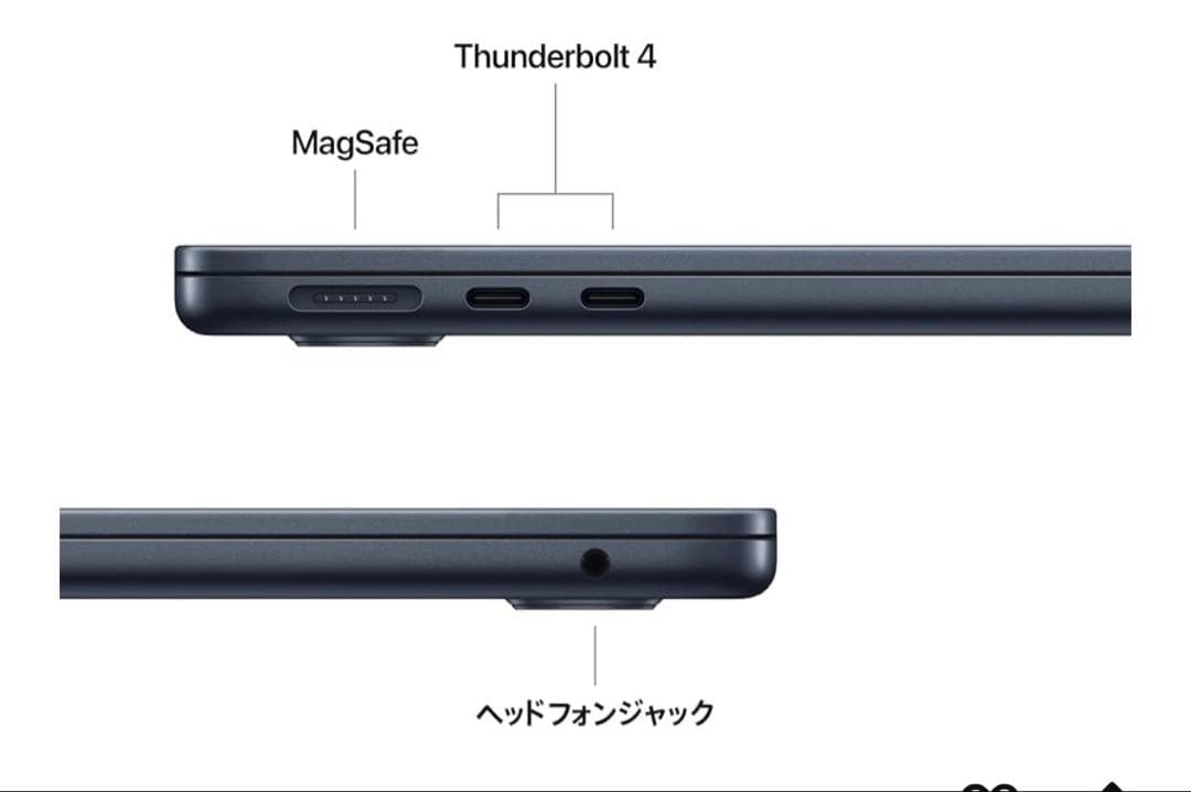 Apple MacBook M4 13.6インチ本体