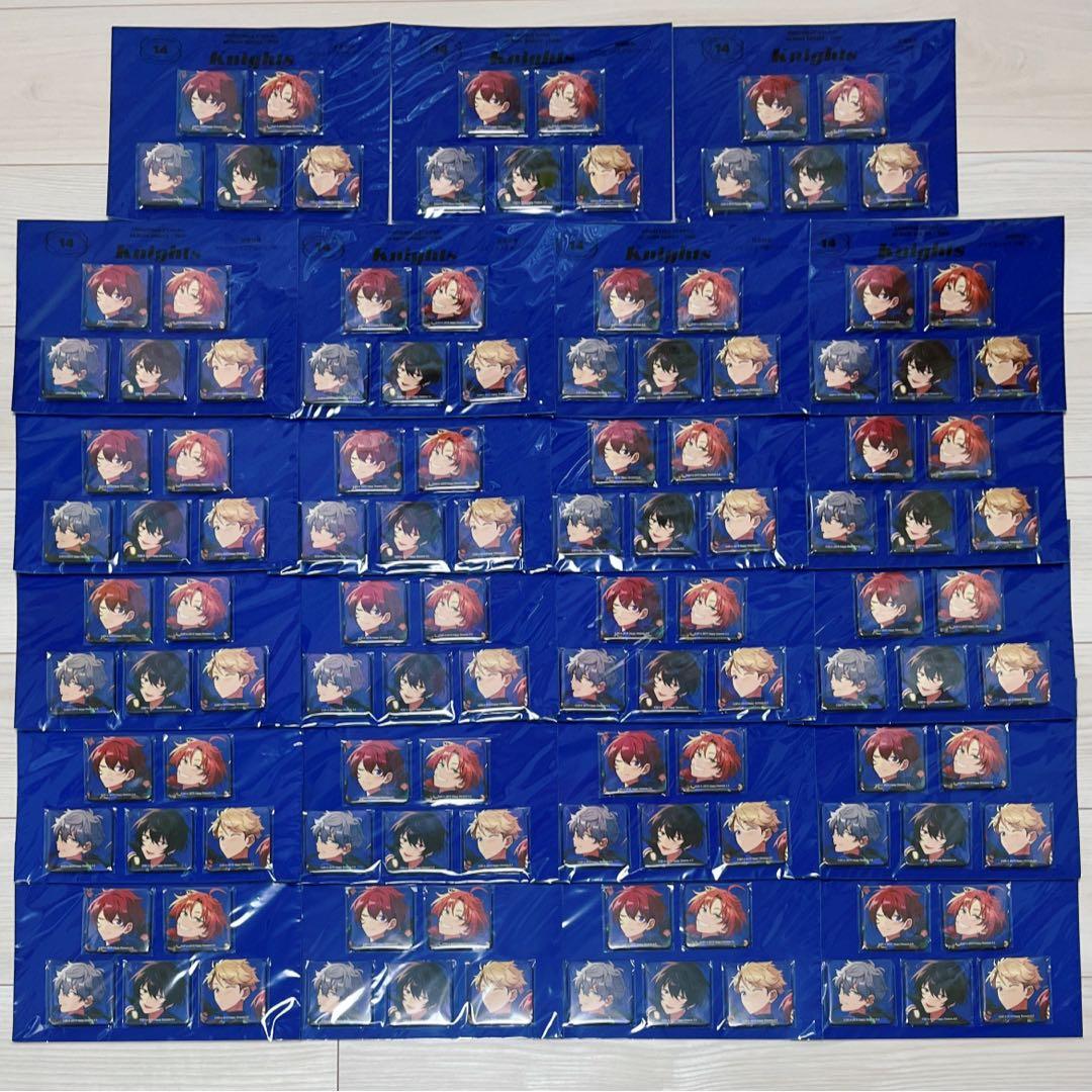 朱桜司 あんスタ Knights スクエア缶バッジ 23個セット trip - メルカリ