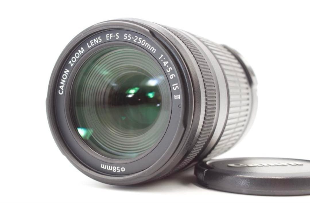 ⭐︎未使用品⭐︎canon EF-S 55-250mm IS Ⅱ 望遠　手ぶれ補正