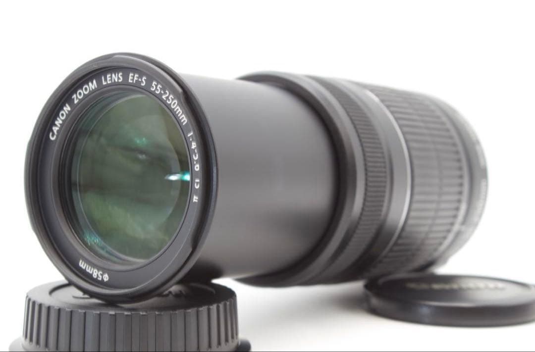 ⭐︎未使用品⭐︎canon EF-S 55-250mm IS Ⅱ 望遠　手ぶれ補正