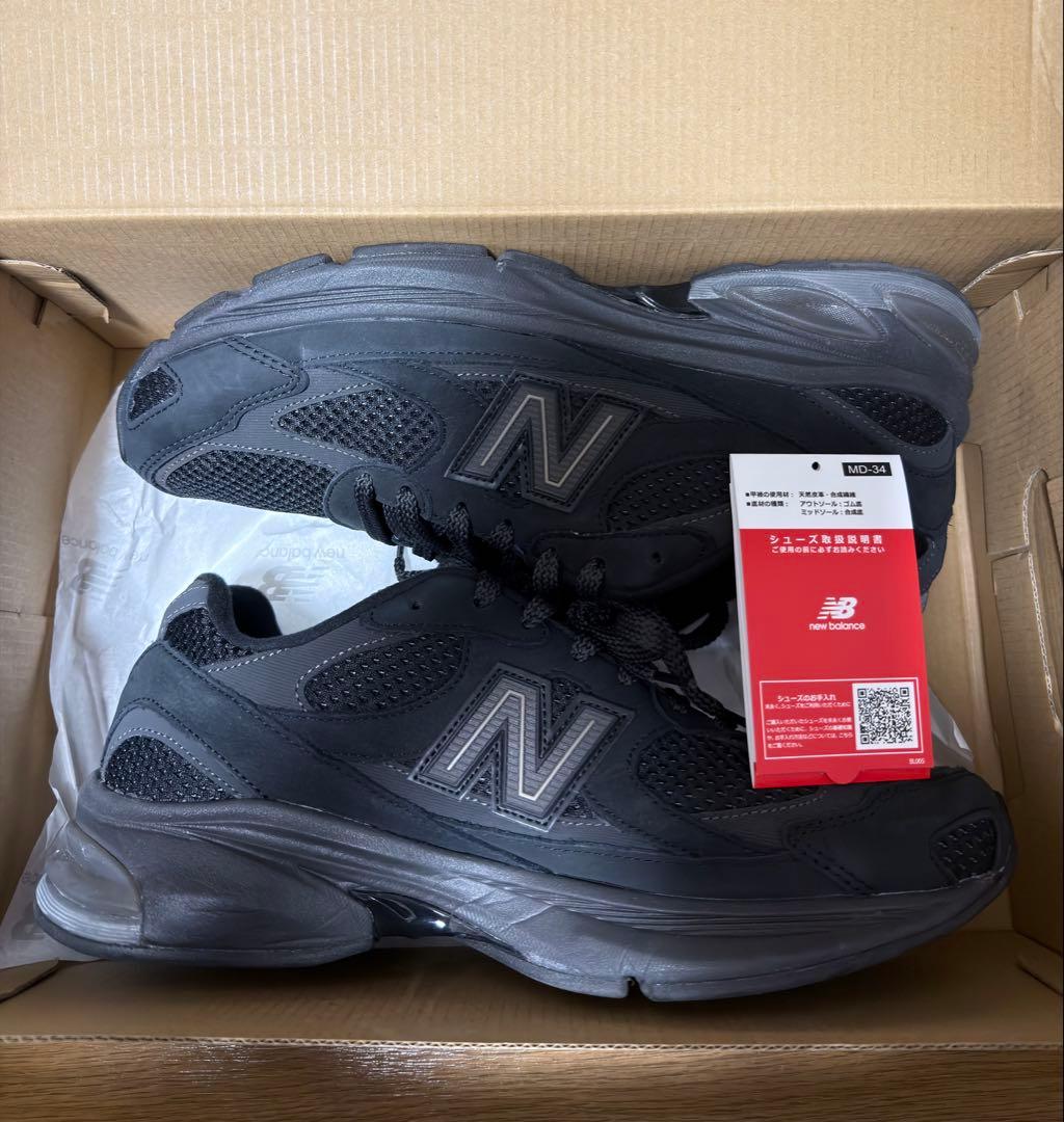 極美品 ニューバランス U2010 トリプルブラック 29cm - メルカリ